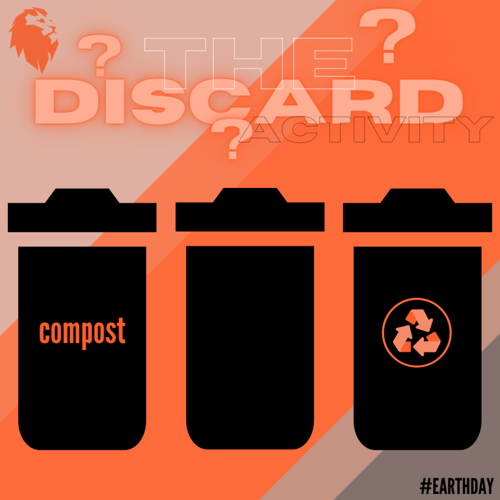 Discard game to promote Earth Day